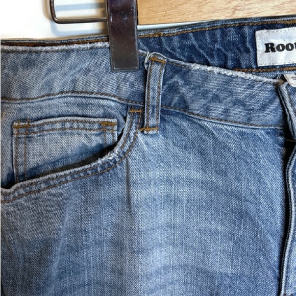 Vintage Y2K Roots - Light Blue Straight Leg Jeans - Size 29 - Picture 4 of 6